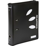 COLOURHIDE ZIPPER LEVER ARCH FILE 70MM A4 BLACK
