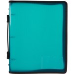 MARBIG ZIPPER RING BINDER WITH HANDLE 3R 25MM A4 GREEN