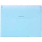 MARBIG EXPANDING WALLET WITH 3 TABS PASTEL BLUE