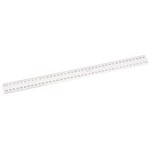 MARBIG RULER METRIC 400MM CLEAR