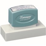 XSTAMPER N24 CUSTOM MADE PREINKED STAMP 30 X 80MM