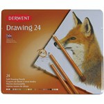 DERWENT DRAWING TIN SET PACK 24