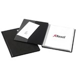 REXEL SLIMVIEW DISPLAY BOOK NONREFILLABLE 24 POCKET A4 BLACK