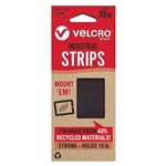 VELCRO ECO INDUSTRIAL STRIPS 76 X 45CM BLACK PACK 2