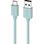 MOKI USBA TO USBC SYNCHARGE CABLE 1M PASTEL GREEN