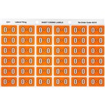 AVERY 43315 LATERAL FILE LABEL SIDE TAB COLOUR CODE O 25 X 38MM ORANGE PACK 180