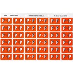 AVERY 43316 LATERAL FILE LABEL SIDE TAB COLOUR CODE P 25 X 38MM DARK ORANGE PACK 180