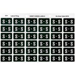 AVERY 43319 LATERAL FILE LABEL SIDE TAB COLOUR CODE S 25 X 38MM DARK GREEN PACK 180