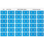 AVERY 43320 LATERAL FILE LABEL SIDE TAB COLOUR CODE T 25 X 38MM BLUE PACK 180