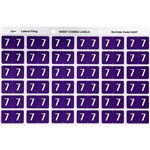 AVERY 43347 LATERAL FILE LABEL SIDE TAB YEAR CODE 7 25 X 38MM PURPLE PACK 180