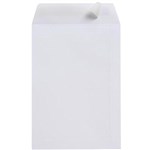 C4 ENVELOPE ZIP SEAL 324 X 229MM WHITE POCKET PK 25