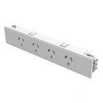 SYLEX UNDERSURFACE POWER STRIP WHITE