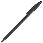 BIC ECONOMY BALLPOINT PENS FINE BLACK BOX 12