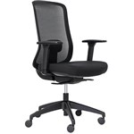 BURO ELAN MESH CHAIR WITH ARMS BLACK
