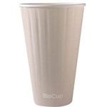 BIOPAK BIOCUP AQUEOUS DOUBLE WALL CUP 460ML LEAF PACK 40
