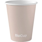 BIOPAK BIOCUP AQUEOUS SINGLE WALL HOT PAPER CUP 280ML PACK 50