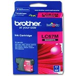 BROTHER LC67M INK CARTRIDGE MAGENTA