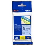 BROTHER TZE521 LAMINATED LABELLING TAPE 9MM BLACK ON BLUE