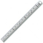 LINEX SL15 STEEL RULER IMPERIALMETRIC 150MM
