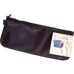 COLBY MESH BAG PENCIL CASE NYLON ZIPPERED 135 X 330MM BLACK