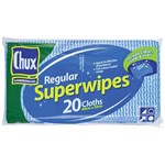 CHUX SUPER WIPES 600 X 300MM BLUE PACK 20