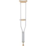 LIVINGSTONE ADJUSTABLE ALUMINIUM UNDERARM CRUTCHES MEDIUM 114134CM PACK 16