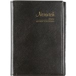 CUMBERLAND NORWICH 77S SPIRAL DIARY PVC WEEK TO VIEW A7 BLACK