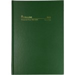 20262027 COLLINS FINANCIAL YR DIARY A5 DAY TO PAGE 18M4 GREEN