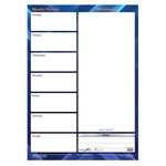 COLLINS WRITERAZE 9600 QC WEEKLY PLANNER 500 X 700MM