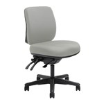 DAL ERGOSELECT SPARK ERGONOMIC CHAIR MEDIUM BACK 3 LEVER SEAT SLIDE BLACK NYLON BASE ICE
