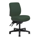 DAL ERGOSELECT SPARK ERGONOMIC CHAIR MEDIUM BACK 3 LEVER SEAT SLIDE BLACK NYLON BASE FOREST
