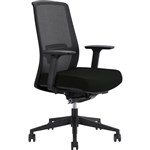 DAL JIRRA SIDE CONTROL SYNCHRO HIGH MESH BACK ARMS BLACK BACK ONYX SEAT