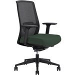 DAL JIRRA SIDE CONTROL SYNCHRO HIGH MESH BACK ARMS BLACK BACK FOREST SEAT