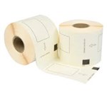 COMPATIBLE SHIPPINGNAME BADGE LABELS WHITE 62X100MM ROLL 300 DK11202