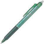 PILOT FRIXION CLICKER RETRACTABLE ERASABLE GEL INK PEN 05MM GREEN