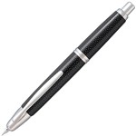 PILOT CAPLESS SPLASH FOUNTAIN PEN BLACK BARREL MEDIUM NIB BLACK INK