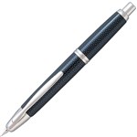 PILOT CAPLESS SPLASH FOUNTAIN PEN BLUE BARREL MEDIUM NIB BLACK INK