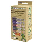 PILOT BEGREEN BOARD MASTER WHITEBOARD MARKERS PLUS MAGNETIC HOLDER BULLET TIP ASSORTED