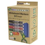 PILOT BEGREEN BOARD MASTER WHITEBOARD MARKERS PLUS ERASERS BULLET TIP ASSORTED