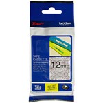 BROTHER TZEMPSL31 LABELLING TAPE 12MM BLACK ON SILVER LACE