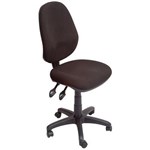RAPIDLINE EC070CH OPERATOR CHAIR HIGH BACK 3 LEVER BLACK