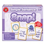 LEARNING CAN BE FUN SNAP CARDS SIMPLE SENTENCE