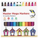 EDUCATIONAL COLOURS MASTER MEGA MARKERS PACK 12