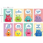 LEARNING CAN BE FUN GIGGLE  GROW CHARACTER TRAITS POSTER SET 8
