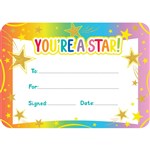 LEARNING CAN BE FUN GIGGLE  GROW YOURE A STAR CERTIFICATES PACK 30
