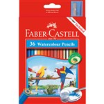 FABERCASTELL WATERCOLOUR PENCILS ASSORTED PACK 36