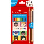 FABERCASTELL COLOUR PENCILS WORLD COLOURS ASSORTED PACK 15