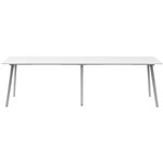 RAPIDLINE ETERNITY HIGH BAR TABLE 3600 X 750MM NATURAL WHITEWHITE