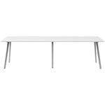 RAPIDLINE ETERNITY HIGH BAR TABLE 3600 X 900MM NATURAL WHITEWHITE