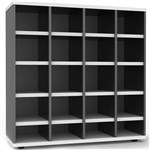 RAPID WORKER PIGEON HOLE UNIT 1040 X 1040 X 380MM WHITEIRONSTONE